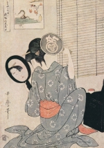 Тетрадь. Красавица с двумя зеркалами.